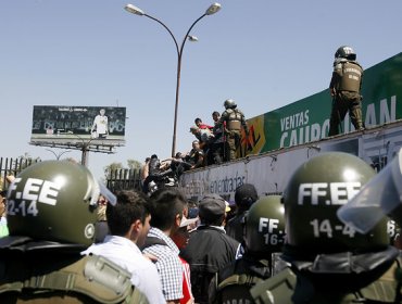 Intendencia Metropolitana presentó 5 querellas por incidentes del superclásico