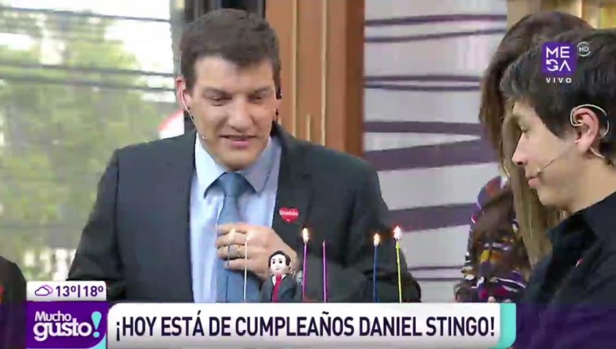 Stingo sigue la fiesta en “Mucho Gusto”