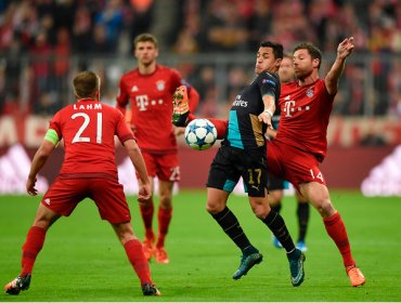 Champions: Bayern Münich con Arturo Vidal goleó a Arsenal de Alexis Sánchez