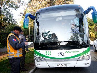 Llaman a exigir seguridad de buses de giras de estudio y paseos de fin de año