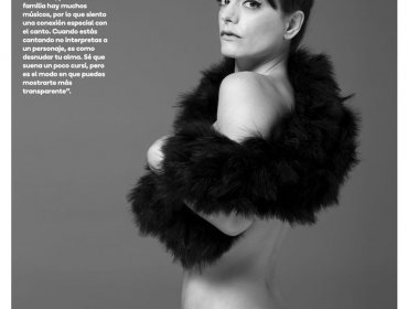 Actriz Daniela Lhorente posa completamente desnuda para revista nacional