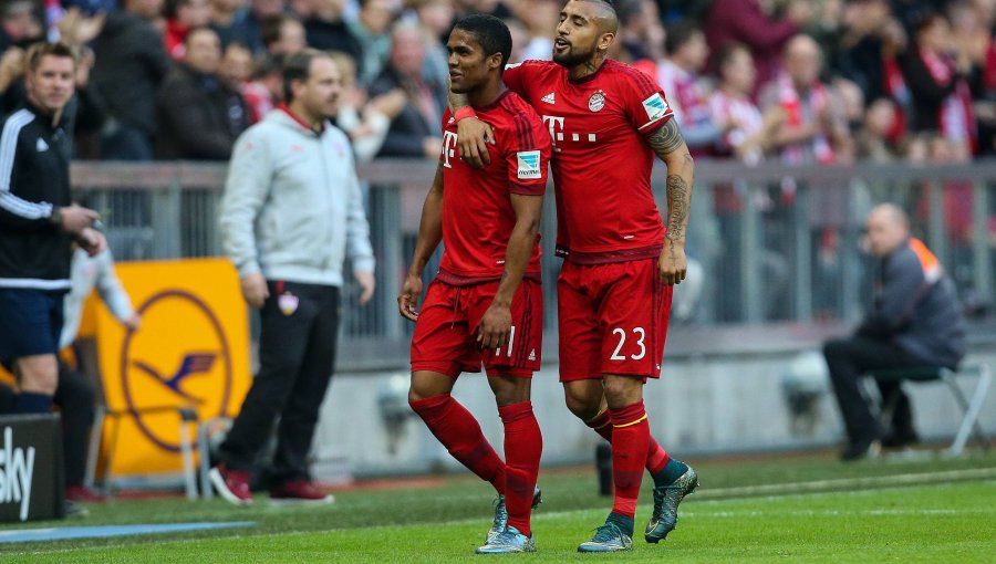 Alemania: Vidal fue titular en goleada del sólido líder Bayern Munich