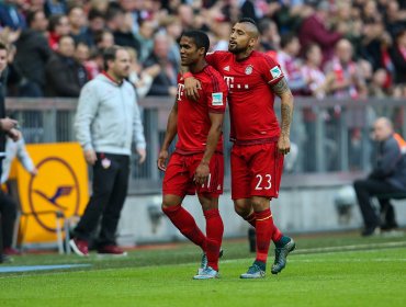 Alemania: Vidal fue titular en goleada del sólido líder Bayern Munich