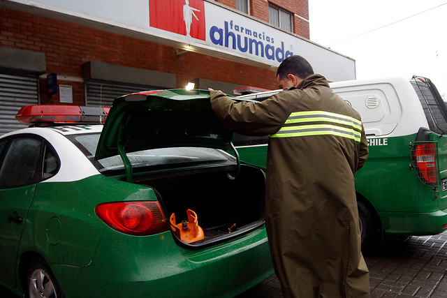 Asaltan farmacia en Maipú con método del alunizaje