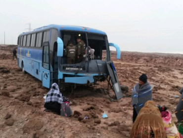 Accidente de bus que viajaba entre Arica y Antofagasta dejó 11 heridos