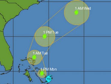 Se forma Kate, la undécima tormenta tropical cerca del centro de las Bahamas