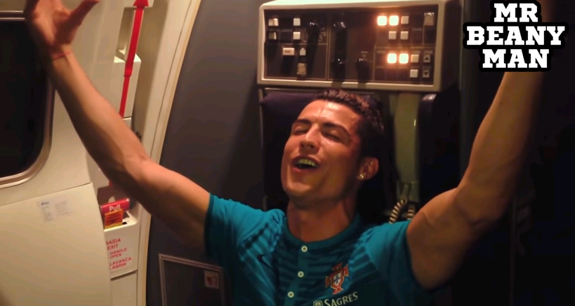 Video: Cristiano Ronaldo se luce cantando éxito de Rihanna