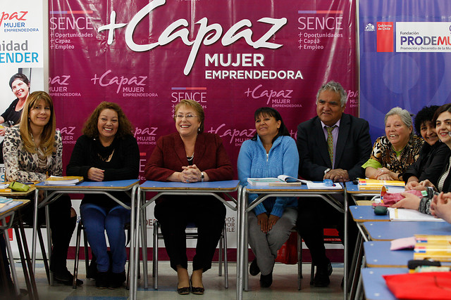 Presidenta Bachelet lanzó programa “+ Capaz Mujer Emprendedora”