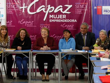 Presidenta Bachelet lanzó programa “+ Capaz Mujer Emprendedora”