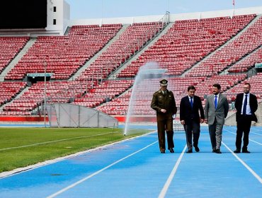 Autoridades inspeccionaron Estadio Nacional para el duelo entre Chile y Colombia