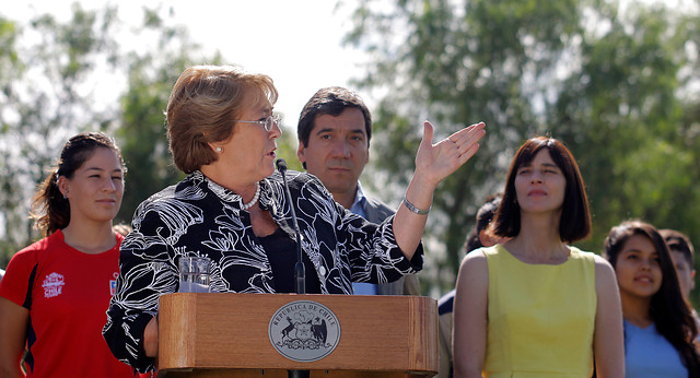 Presidenta Bachelet inauguró complejo deportivo "Pisco Elqui" en Paihuano