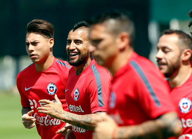 La Roja retomó las prácticas pensando en la dura visita a Uruguay