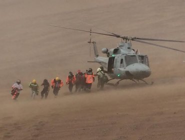 FACh rescata a parapentista que se precipitó a tierra en Iquique