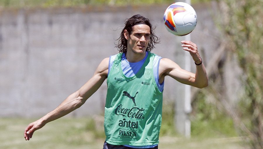 El mensaje de aliento de Edinson Cavani contra Chile: "Arriba Uruguay!"