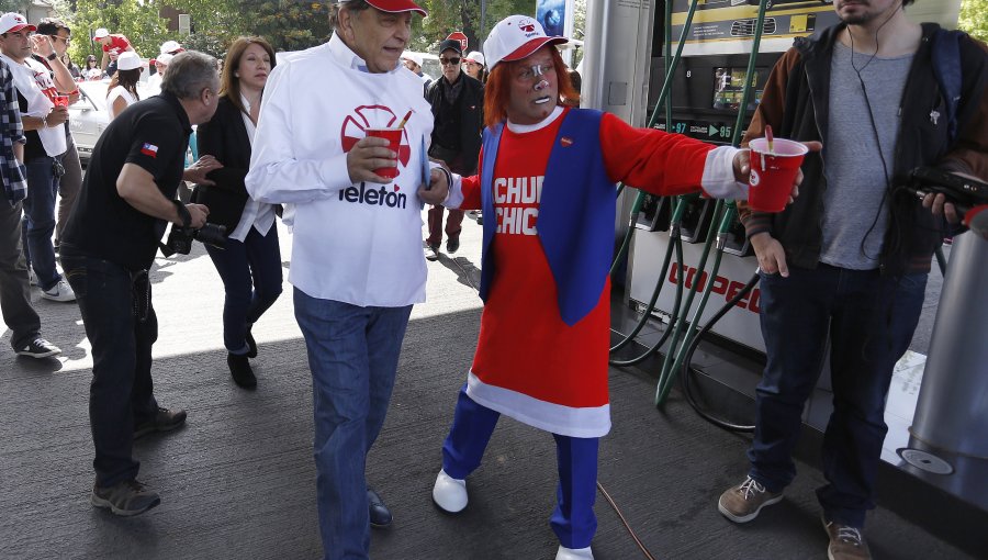 Don Francisco lideró la clásica "Pintatón" junto a varios rostros de la TV