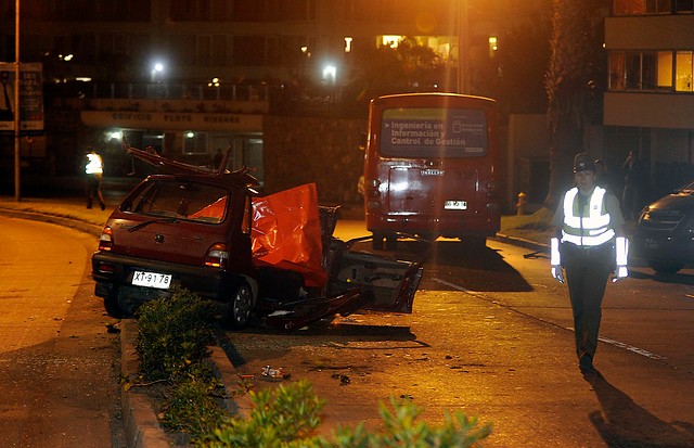 Grave accidente en Viña del Mar deja un muerto y varios lesionados