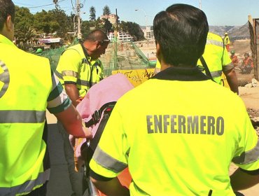 Gásfiter herido en explosión de balón de gas en departamento de Viña del Mar