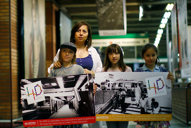 Metro de Santiago presentó tarjeta bip! conmemorativa