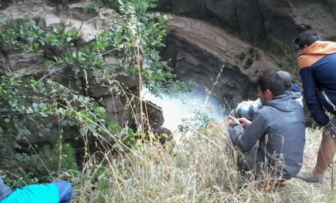 Encuentran sin vida a hombre que cayó en la cascada del Salto del Laja