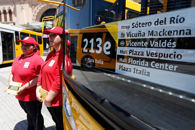 Primera reasignación de recorrido del Transantiago para mejorar el servicio
