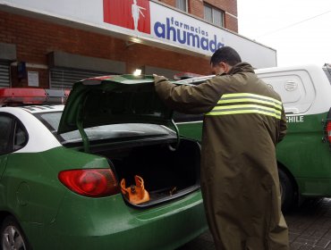 Desconocidos intentaron robar cajero automático de farmacia en Las Condes