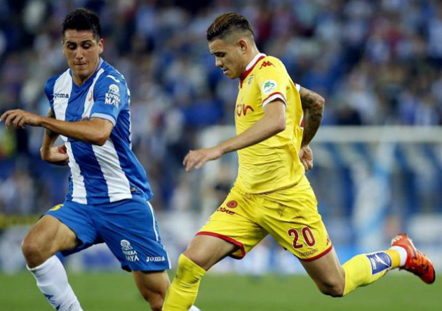 Enzo Roco estuvo presente en la derrota del Espanyol ante el Atlético Madrid