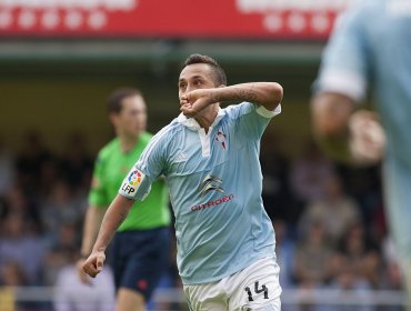 Fabián Orellana anotó en el triunfo del Celta de Vigo