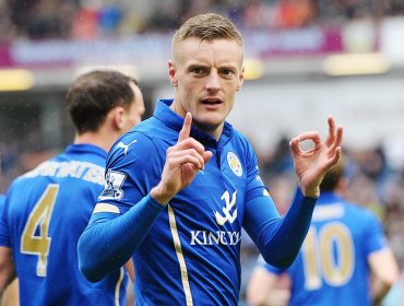 Jamie Vardy pasó a la historia goleadora de la Premier League