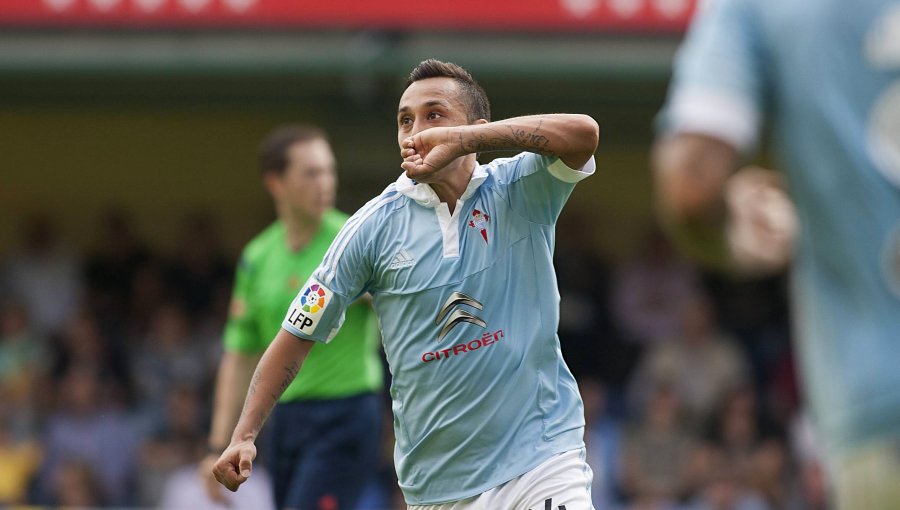 Fabián Orellana anotó en el triunfo del Celta de Vigo