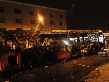 Conductores de línea 400 de Transantiago protestaron por mal estado de buses