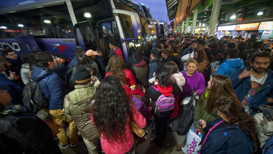 16 mil Buses saldrán desde terminales de la Región Metropolitana