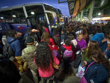 16 mil Buses saldrán desde terminales de la Región Metropolitana