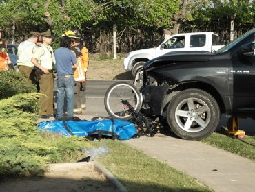 Los Andes: Cicilista muere tras ser arrollado por Camioneta