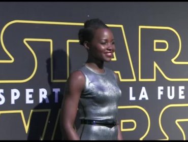 Lupita Nyong'o promociona la nueva entrega de Star Wars en México