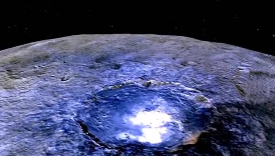 Estudios avanzan en el misterio del porque surgen las extrañas luces del planeta Ceres