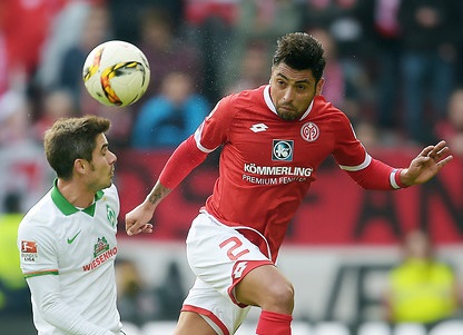 Gonzalo Jara vio desde el banco el empate del Mainz 05