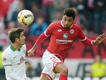 Gonzalo Jara vio desde el banco el empate del Mainz 05