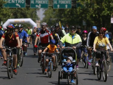 Gran adhesión a la primera Cicletada Inclusiva de la Región Metropolitana