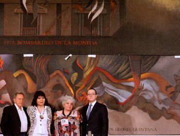 Inauguraron en Metro mural en honor a jóvenes quemados vivos en 1986