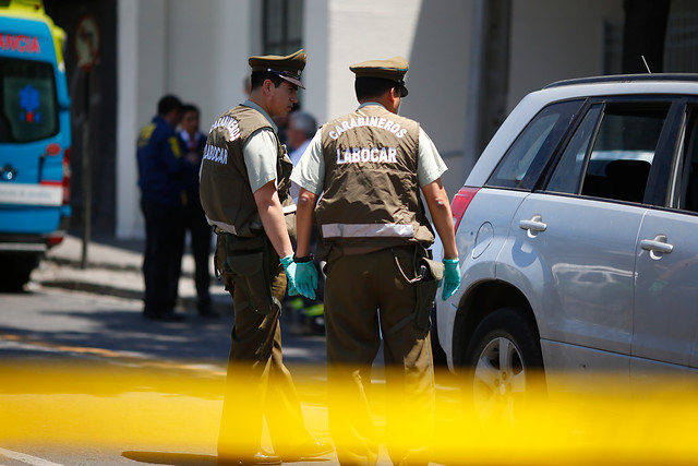 "Portonazo" frustrado dejó un lesionado en Ñuñoa