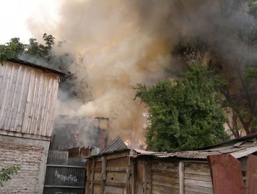 Un hombre murió en incendio en Cerro Navia