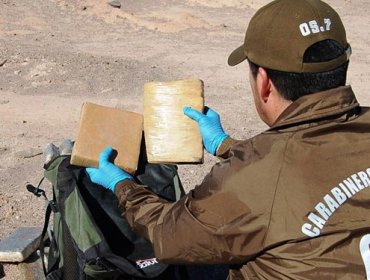 O.S.7 de Carabineros incautó 40 kilos de drogas en Región de Antofagasta