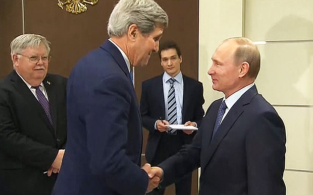 Putin y Kerry no logran consensuar la lista de grupos terroristas en Siria