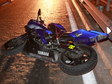 Joven motociclista muere tras choque en Puente Alto