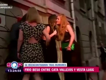 Vesta Lugg y Cata Vallejos tuvieron frío encuentro por rumores con Karol Dance