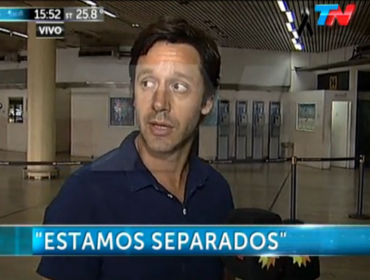 El demacrado estado de Benjamín Vicuña captado por TV Argentina