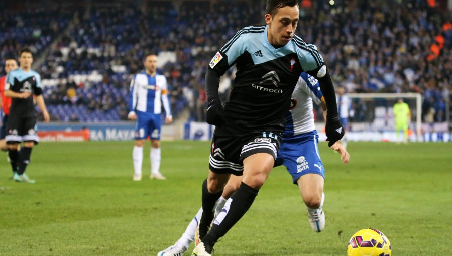 Fabián Orellana anotó en triunfo del Celta en la Liga