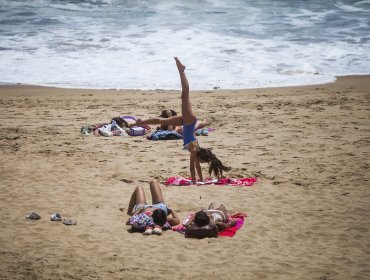 Fotos: Argentinas disfrutan las playas de Reñaca durante el fin de semana