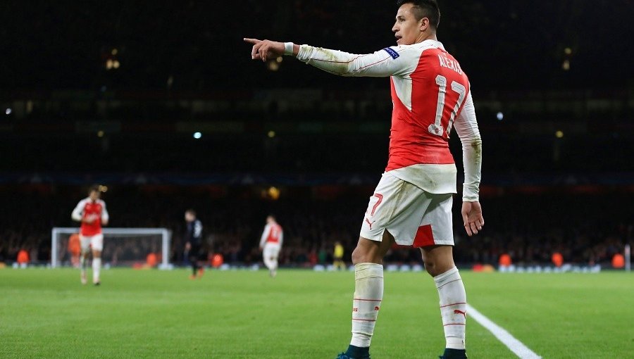 Alexis Sánchez no estará ni en el banco en duelo Arsenal-Manchester City
