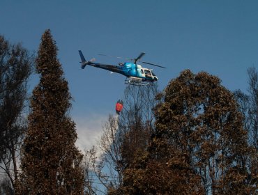 Alerta roja por incendio forestal en jardines de hospital psiquiátrico El Peral